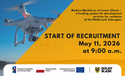 A poster announcing recruitment opening time for the project.