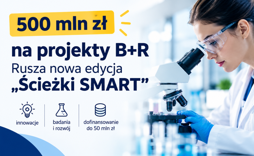 Grafika informująca o nowej edycji programu „Ścieżka SMART”