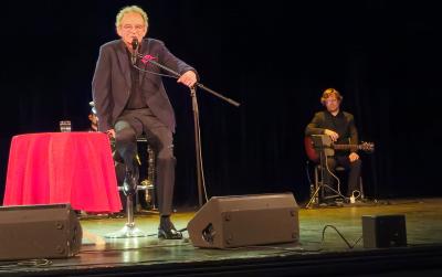 Występ artystyczny Andrzeja Poniedzielskiego podczas Noworocznego Spotkania