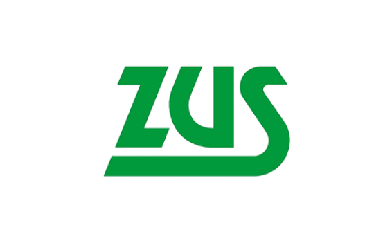 Obraz przedstawia logo Zakładu Ubezpieczeń Społecznych 