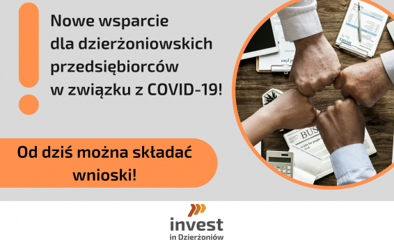 Nowe wsparcie dla dzierżoniowskich przedsiębiorców. Można już składać wnioski.