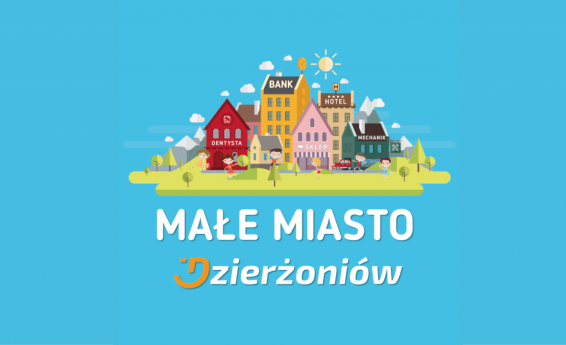 Logotype of the Small Town of Dzierżoniów project