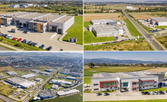 View of the production halls in the Dzierżoniów subzone