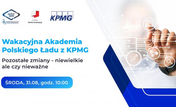 Plakat informujący o Wakacyjnej Akademii Polskiego Ładu. Zawiera informacje zgodne z treścią artykułu.